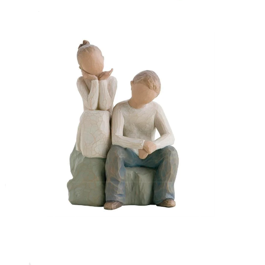 Willow Tree BROTHER & SISTER H: 14 CM