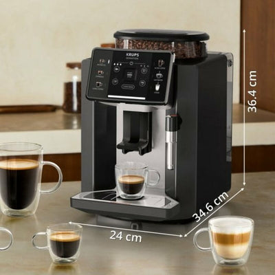 Superautomatisk kaffemaskine Krups C10 EA910A10 Sort 1450 W 15 bar 1,7 L
