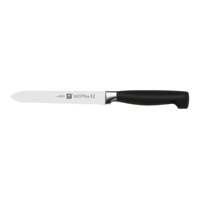 Sæt med køkkenknive og holder Zwilling 35068-002-0 Sort Stål Bambus Rustfrit stål Plastik 7 Dele