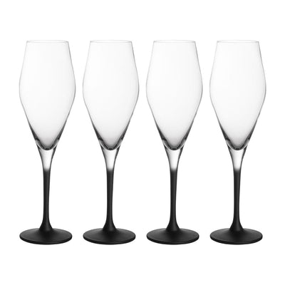 Se Villeroy & Boch Manufacture Rock champagneglas 26 cl 4-pak Klar/Sort ✔ Kæmpe udvalg i Villeroy & Boch ✔ Hurtig levering: 1 - 2 Hverdage samt billig fragt - Varenummer: KTT-504458-01 og barcode / Ean: '4003686402829 på lager - Udsalg på Servering - Glas - Champagneglas Spar op til 59% - Over 1354 kendte brands på udsalg