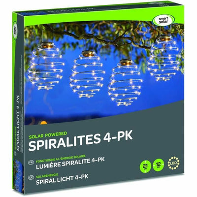 Solcellelampe Smart Garden Spiralight 4 enheder Kobber