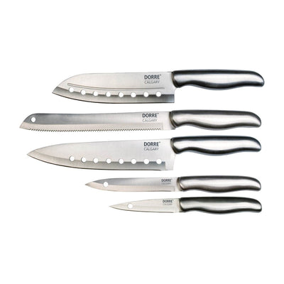 Se Dorre Calgary knivsæt 5 dele Rustfrit stål ✔ Kæmpe udvalg i Dorre ✔ Hurtig levering: 1 - 2 Hverdage samt billig fragt - Varenummer: KTT-506025-01 og barcode / Ean: '7392753397449 på lager - Udsalg på Køkken & madlavning - Køkkenknive & Knivtilbehør - Knivsæt Spar op til 65% - Over 1312 kendte brands på udsalg