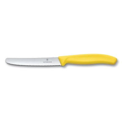 Se Victorinox Swiss Classic pølse-/tomatkniv 11 cm Gul ✔ Kæmpe udvalg i Victorinox ✔ Hurtig levering: 1 - 2 Hverdage samt billig fragt - Varenummer: KTT-508942-01 og barcode / Ean: '7611160032355 på lager - Udsalg på Køkken & madlavning - Køkkenknive & Knivtilbehør - Øvrige knive Spar op til 59% - Over 1122 kendte brands på udsalg