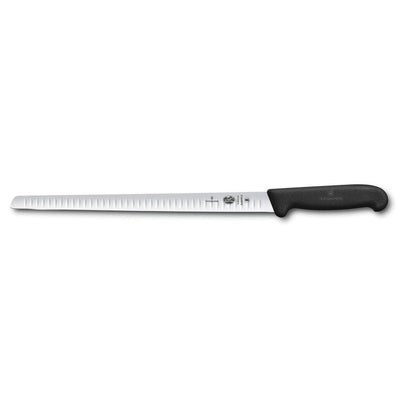 Se Victorinox Fibrox laksekniv riflet 30 cm Rustfrit stål ✔ Kæmpe udvalg i Victorinox ✔ Hurtig levering: 1 - 2 Hverdage samt billig fragt - Varenummer: KTT-508949-01 og barcode / Ean: '7611160502612 på lager - Udsalg på Køkken & madlavning - Køkkenknive & Knivtilbehør - Lakseknive Spar op til 54% - Over 1122 kendte brands på udsalg