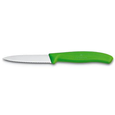 Se Victorinox Swiss Classic grøntsagskniv/universalkniv tandet 8 cm Grøn ✔ Kæmpe udvalg i Victorinox ✔ Hurtig levering: 1 - 2 Hverdage samt billig fragt - Varenummer: KTT-508960-01 og barcode / Ean: '7611160032225 på lager - Udsalg på Køkken & madlavning - Køkkenknive & Knivtilbehør - Skrællekniv Spar op til 61% - Over 1122 kendte brands på udsalg