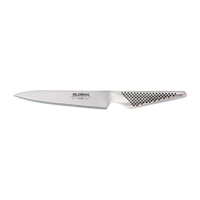 Se Global Global GSF-13 universalkniv 15 cm Rustfrit stål ✔ Kæmpe udvalg i Global ✔ Hurtig levering: 1 - 2 Hverdage samt billig fragt - Varenummer: KTT-511379-01 og barcode / Ean: '4943691613486 på lager - Udsalg på Køkken & madlavning - Køkkenknive & Knivtilbehør - Øvrige knive Spar op til 52% - Over 1334 design mærker på udsalg