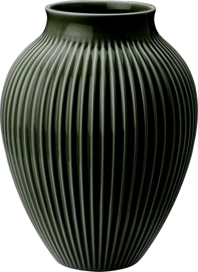 Se Knabstrup Keramik Knabstrup Vase H 27 cm Dark Green - Vaser ❤ Stort online udvalg i Knabstrup Keramik ❤ Meget billig fragt og hurtig levering: 1 - 2 hverdage - Varenummer: MGS-S12674369 og barcode / Ean: 5713959013230 på lager - Udsalg på Bolig - Interiør - Vaser & urtepotteskjulere - Vaser Spar op til 53% - Over 1160 kendte mærker på udsalg