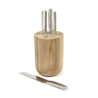 Se Serax Base knivsæt med knivblok 5 dele Wood-steel grey ✔ Kæmpe udvalg i Serax ✔ Hurtig levering: 1 - 2 Hverdage samt billig fragt - Varenummer: KTT-588356-01 og barcode / Ean: '5420000788169 på lager - Udsalg på Køkken & madlavning - Køkkenknive & Knivtilbehør - Knivsæt Spar op til 64% - Over 1334 design brands på udsalg