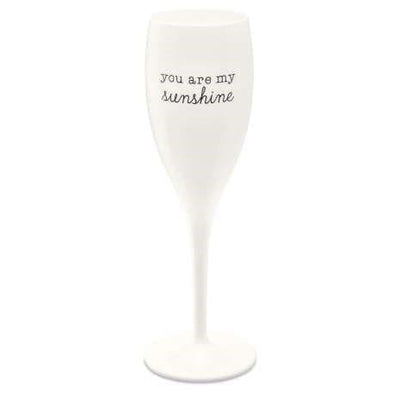 Se Koziol Cheers champagneglas 10 cl 6-pak You are my sunshine ✔ Kæmpe udvalg i Koziol ✔ Hurtig levering: 1 - 2 Hverdage samt billig fragt - Varenummer: KTT-604597-01 og barcode / Ean: '4002942449882 på lager - Udsalg på Servering - Glas - Champagneglas Spar op til 64% - Over 785 kendte brands på udsalg