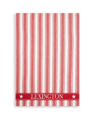 Se Lexington Icons Striped køkkenhåndklæde Waffle 50x70 cm Rød-hvid ✔ Kæmpe udvalg i Lexington ✔ Hurtig levering: 1 - 2 Hverdage samt billig fragt - Varenummer: KTT-605310-01 og barcode / Ean: '7321301559398 på lager - Udsalg på Køkken & madlavning - Køkkentekstiler - Viskestykker Spar op til 52% - Over 857 kendte brands på udsalg