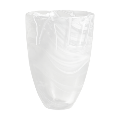 Se Kosta Boda Contrast vase 200 mm Hvid-hvid ✔ Kæmpe udvalg i Kosta Boda ✔ Hurtig levering: 1 - 2 Hverdage samt billig fragt - Varenummer: KTT-624502-01 og barcode / Ean: '7321646087747 på lager - Udsalg på Indretning - Dekoration - Vaser Spar op til 67% - Over 1354 kendte mærker på udsalg