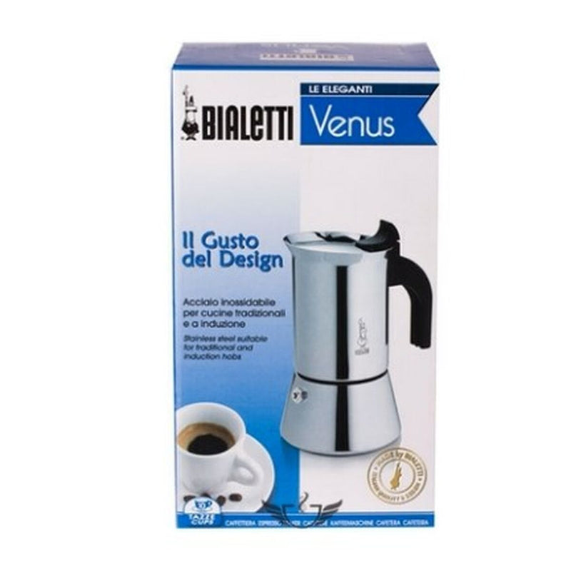 Italiensk Kaffebrygger Bialetti New Venus Træ Rustfrit stål 240 ml 6 Kopper