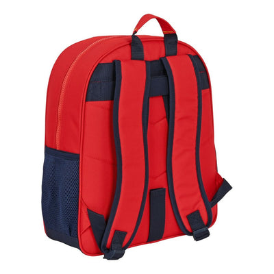 Skoletaske RFEF Rød Blå 32 x 38 x 12 cm