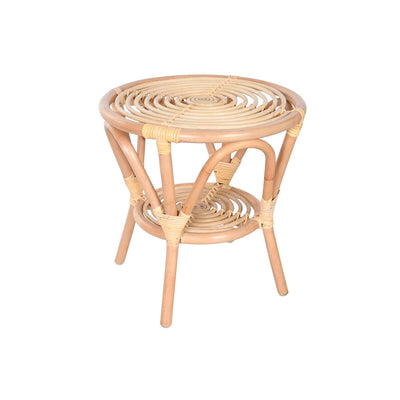 Spisebordsæt med 2 stole Home ESPRIT Hvid Natur 50 x 50 x 50 cm