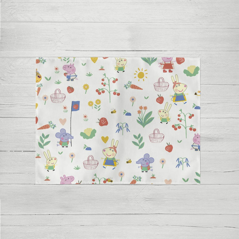 Dækkeservietter Kids&Cotton Vegetables 02 Multifarvet 45 x 35 cm 2 enheder
