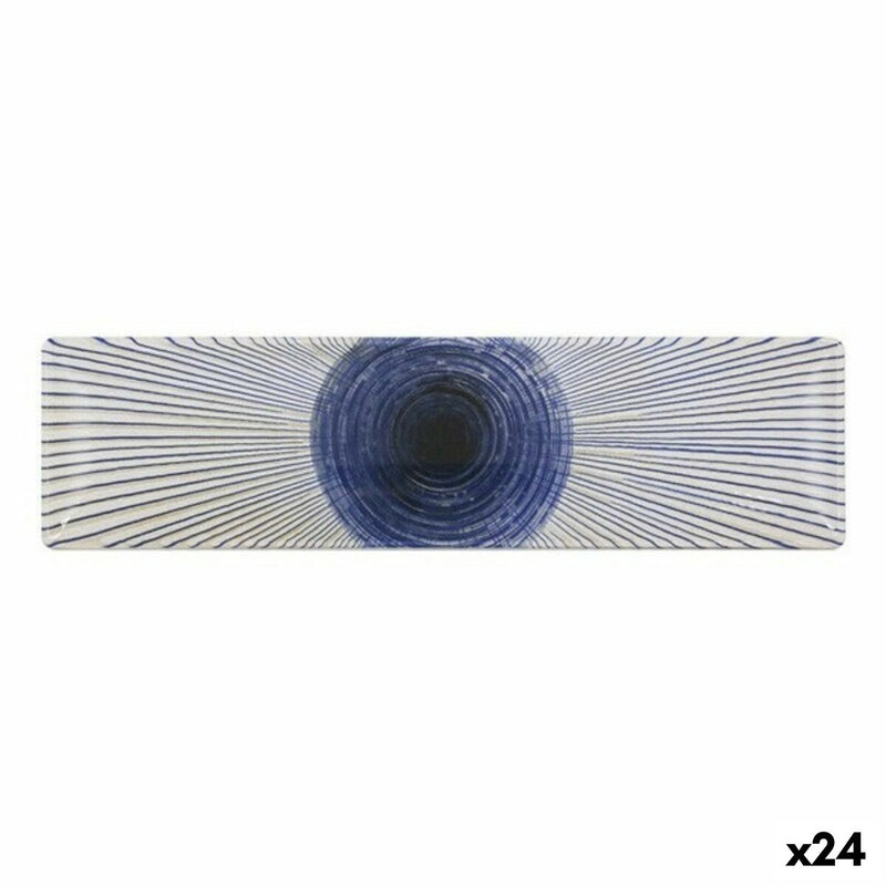 Dyb tallerken La Mediterránea Irys Rektangulær 30 x 8 x 2cm (24 enheder)