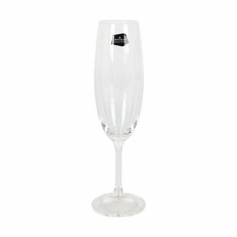 glas Crystalex Lara Champagne 220 ml Krystal 6 stk 4 stk