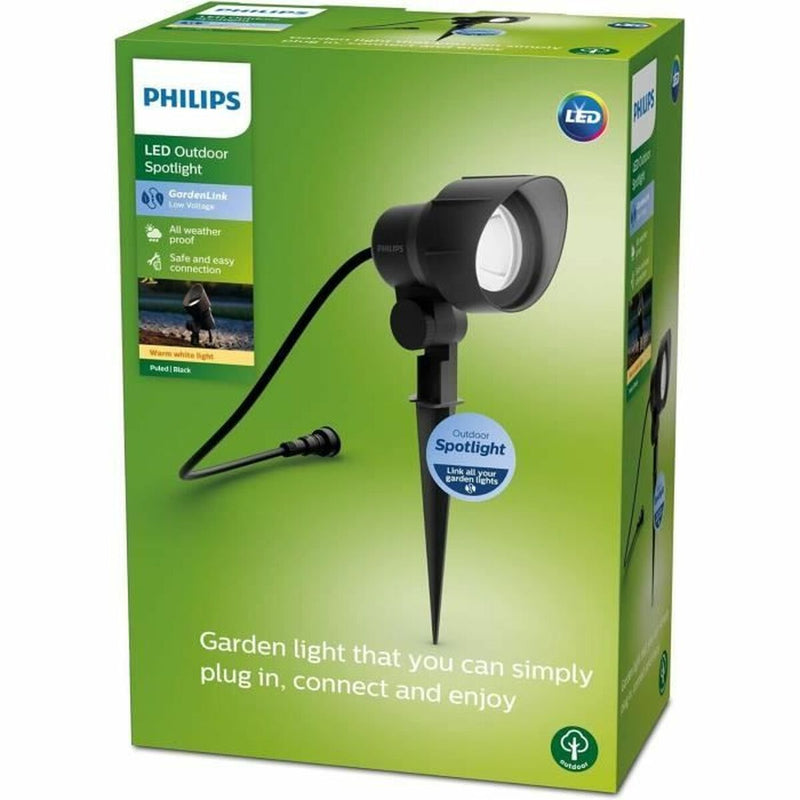 Lampe Philips Sort 12 V Varm hvid 600 lm (1 enheder)