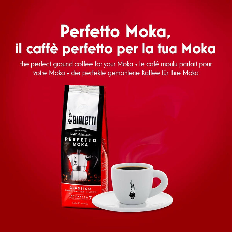 Italiensk Kaffebrygger Bialetti Moka Rustfrit stål Aluminium 200 ml 4 Skodelice
