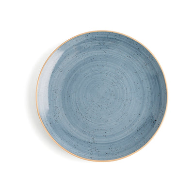 Flad tallerken Ariane Terra Blå Keramik Ø 27 cm 6 stk