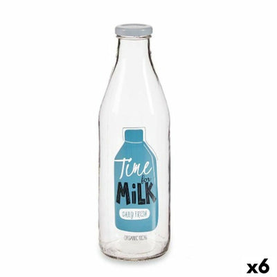 Glasflaske / Karaffel Glas 1 L 6 stk