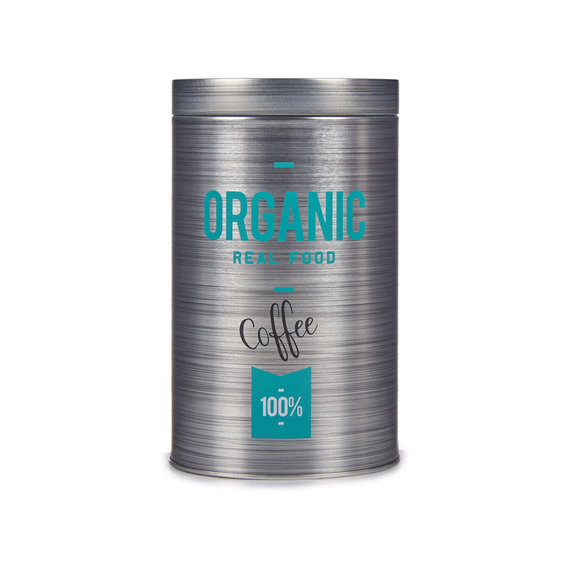 Beholder og opbevaring Organic Kaffe Grå Dåse 10,4 x 18,2 x 10,4 cm 24 stk