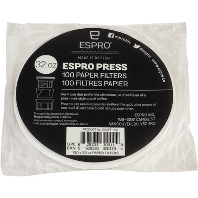 Se Espro 100 stk. papirfiltre til 0,9 liter ✔ Stort online udvalg i Espro ✔ Hurtig levering: 1 - 2 Hverdage samt billig fragt - Varenummer: KTO-61470033 og barcode / Ean: '628233300119 på lager - Udsalg på Tilbehør Spar op til 65% - Over 1312 kendte brands på udsalg