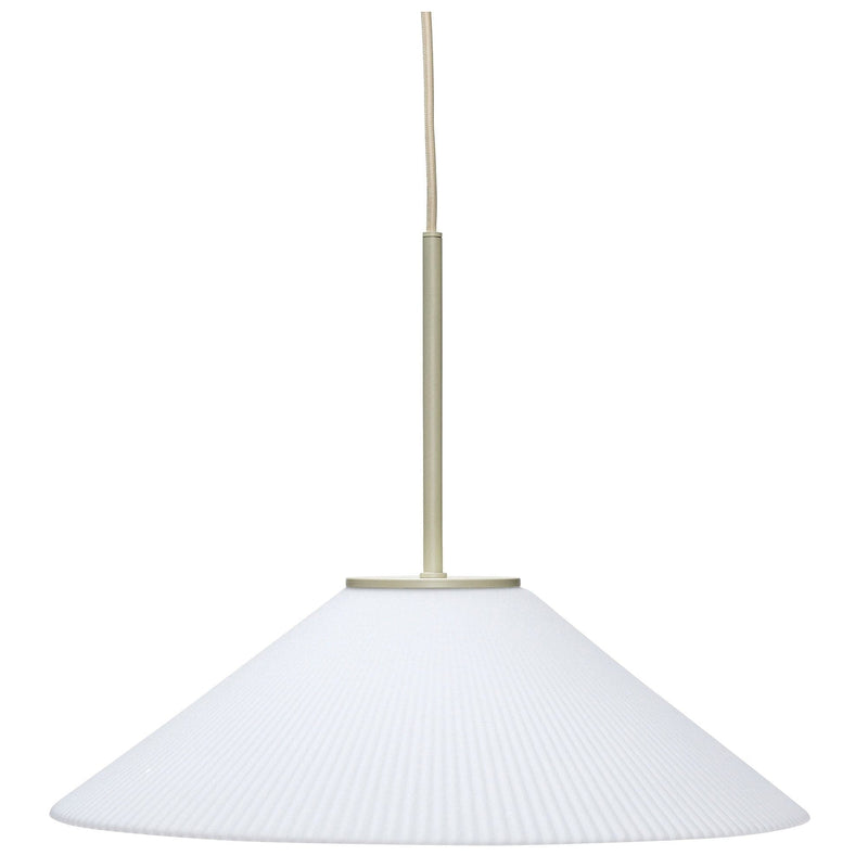 Se Hübsch Solid loftslampe 44 cm, sand/hvid ✔ Kæmpe udvalg i Hübsch ✔ Meget billig fragt og hurtig levering: 1 - 2 hverdage - Varenummer: KTO-961704 og barcode / Ean: &