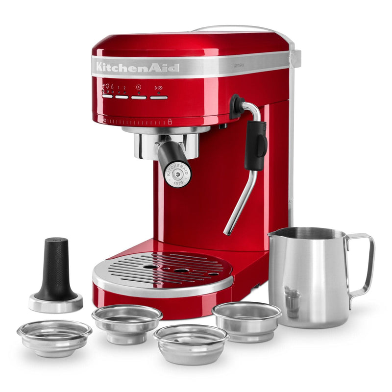 Se KitchenAid Artisan 5KES6503 espressomaskine, empire red ✔ Kæmpe udvalg i KitchenAid ✔ Meget billig fragt og hurtig levering: 1 - 2 hverdage - Varenummer: KTO-5KES6503EER og barcode / Ean: &