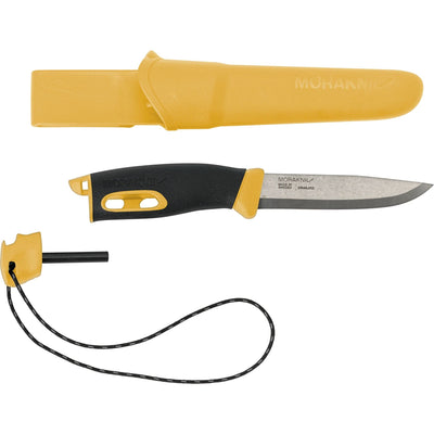 Se Morakniv Companion Spark (S), gul ✔ Kæmpe udvalg i Morakniv ✔ Meget billig fragt og hurtig levering: 1 - 2 hverdage - Varenummer: KTO-13573 og barcode / Ean: '7391846024002 på lager - Udsalg på Friluftskniv Spar op til 51% - Over 1334 design mærker på udsalg