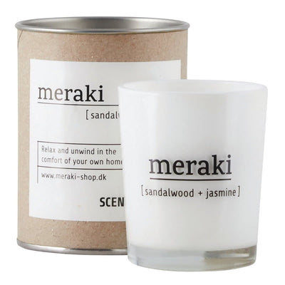 Se Meraki Meraki duftlys 35 timer Sandalwood-jasmine ❤ Stort online udvalg i Meraki ❤ Meget billig fragt og hurtig levering: 1 - 2 hverdage - Varenummer: NDN-26935-02 og barcode / Ean: '5707644420878 på lager - Udsalg på Home & Garden - Decor - Home Fragrances - Candles Spar op til 67% - Over 1334 design brands på udsalg