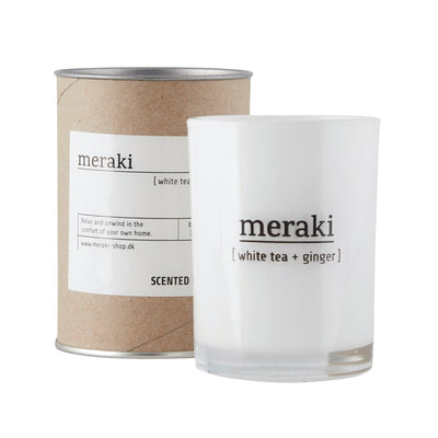 Se Meraki Meraki duftlys 12 timer White tea-ginger ✔ Kæmpe udvalg i Meraki ✔ Hurtig levering: 1 - 2 Hverdage samt billig fragt - Varenummer: KTT-26936-03 og barcode / Ean: '5707644420915 på lager - Udsalg på Indretning - Lysestager & Fyrfadsstager - Duftlys & duftpinde Spar op til 61% - Over 1354 kendte mærker på udsalg