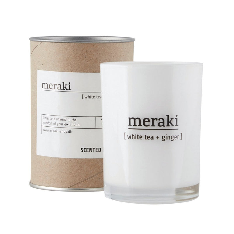 Se Meraki Meraki duftlys 12 timer White tea-ginger ✔ Kæmpe udvalg i Meraki ✔ Hurtig levering: 1 - 2 Hverdage samt billig fragt - Varenummer: KTT-26936-03 og barcode / Ean: &