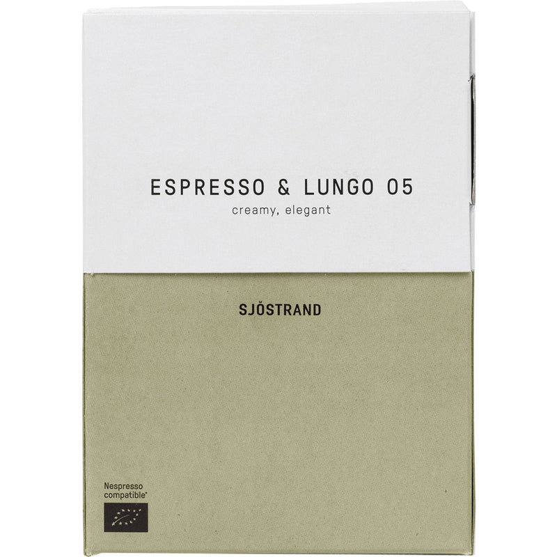 Se Sjöstrand N°5 Espresso & Lungo kaffekapsler, 100 stk. ✔ Kæmpe udvalg i Sjöstrand ✔ Meget billig fragt og hurtig levering: 1 - 2 hverdage - Varenummer: KTO-C5C og barcode / Ean: &