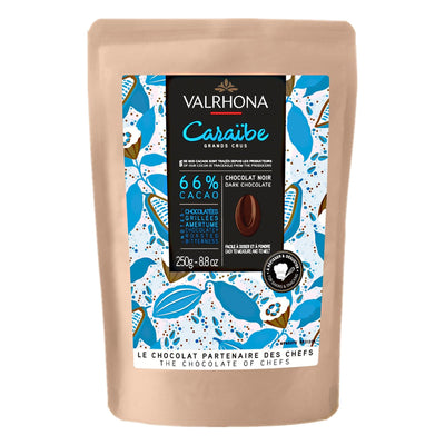 Se Valrhona Caraibe 66% chokolade, 250 g ✔ Kæmpe udvalg i Valrhona ✔ Meget billig fragt og hurtig levering: 1 - 2 hverdage - Varenummer: KTO-53426 og barcode / Ean: '3395328348376 på lager - Udsalg på Chokolade Spar op til 59% - Over 1112 kendte brands på udsalg