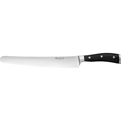 Se Wüsthof Classic Ikon Super Slicer kniv 26 cm. ✔ Stort online udvalg i Wüsthof ✔ Hurtig levering: 1 - 2 Hverdage samt billig fragt - Varenummer: KTO-1040333126 og barcode / Ean: '4002293100937 på lager - Udsalg på Laksekniv Spar op til 52% - Over 1324 kendte brands på udsalg