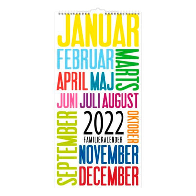 Mayland Familie kalender TrendArt 2022 - Køb online nu