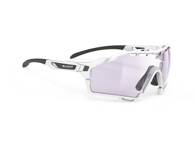 Se Rudy Project Cutline - Løbe- og cykelbrille - Fotokromisk 2 laserpurple linser - Hvid ❤ Kæmpe udvalg i Rudy Project ❤ Hurtig levering: 1 - 2 Hverdage samt billig fragt - Varenummer: CKP-655586376393 og barcode / Ean: &