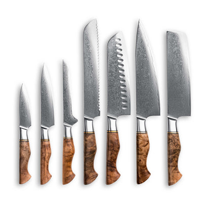 Se Knivsæt - Complete Set - Bright (7 knive) ❤ Kæmpe udvalg i Qookware ❤ Hurtig levering: 1 - 2 Hverdage samt billig fragt - Varenummer: QOO-46455242293594 og barcode / Ean: '5745000613243 på lager - tilbud på Køkkenknive Spar op til 59% - Over 454 design mærker på tilbud
