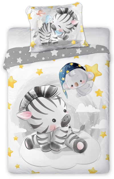 Se Baby Zebra Junior Sengetøj 100x135 cm - 100 procent bomuld ✔ Kæmpe udvalg i Mmaction ✔ Hurtig levering: 1 - 2 Hverdage samt billig fragt - Varenummer: MMA-2220079 og barcode / Ean: '5904541909820 på lager - Udsalg på Junior Sengetøj Spar op til 54% - Over 454 design mærker på udsalg