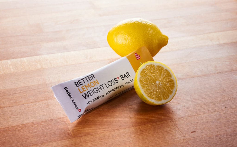 Se Betterlives Protein weight loss bar - Lemon ❤ Kæmpe udvalg i KopK ❤ Hurtig levering: 1 - 2 Hverdage samt billig fragt - Varenummer: HG-10470 og barcode / Ean: &