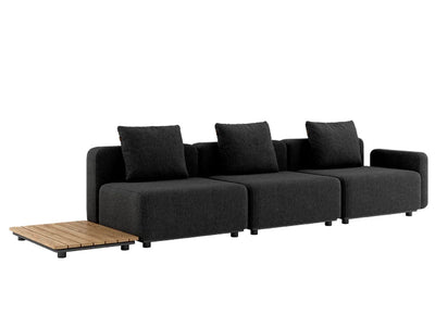 Se Cobana Lounge Sofa - 4 pers. m/sidebord inkl. puder - Black - SACKit ❤ Stort online udvalg i SACKit ❤ Hurtig levering: 1 - 2 Hverdage samt billig fragt ❤ Varenummer: TEN-Cobana_Sofa_4_table_black og barcode / Ean: på lager - Udsalg på Producenter > SACKit > SACKit Lounge sofaer - Over 360 kendte mærker på udsalg