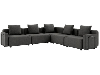 Se Cobana Lounge Sofa - Hjørnesofa m/Arm. inkl. puder - Grey - SACKit ❤ Stort online udvalg i SACKit ❤ Hurtig levering: 1 - 2 Hverdage samt billig fragt ❤ Varenummer: TEN-Cobana_Sofa_corner_arm_grey og barcode / Ean: på lager - Udsalg på Producenter > SACKit > SACKit Lounge sofaer - Over 360 kendte mærker på udsalg
