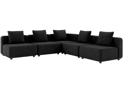 Se Cobana Lounge Sofa - Hjørnesofa u/Arm. inkl. puder - Black - SACKit ❤ Stort online udvalg i SACKit ❤ Hurtig levering: 1 - 2 Hverdage samt billig fragt ❤ Varenummer: TEN-Cobana_Sofa_corner_black og barcode / Ean: på lager - Udsalg på Producenter > SACKit > SACKit Lounge sofaer - Over 360 kendte mærker på udsalg