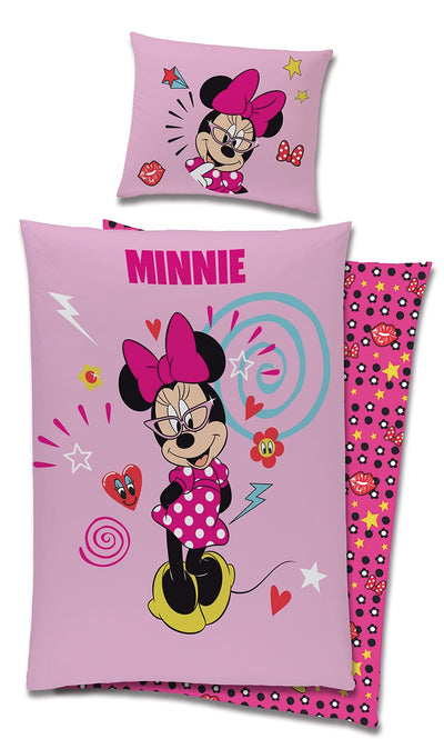 Se Disney Minnie Mouse Sengetøj - 100 procent bomuld ✔ Kæmpe udvalg i  mmaction ✔ Hurtig levering: 1 - 2 Hverdage samt billig fragt - Varenummer: MMA-2040351 og barcode / Ean: '5904302500846 på lager - Udsalg på Disney Sengetøj til Børn Spar op til 53% - Over 785 kendte brands på udsalg