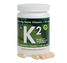 Se DFI K2 vitamin 45 mcg 60 kap. DATOVARE 02/2024 ❤ Stort online udvalg i KopK ❤ Hurtig levering: 1 - 2 Hverdage samt billig fragt - Varenummer: HG-50526-1 og barcode / Ean: '5701629010368 på lager - Udsalg på Sundhed Spar op til 55% - Over 312 kendte brands på udsalg