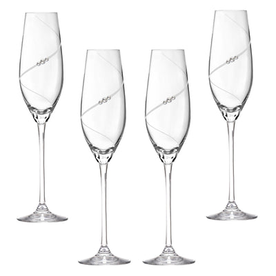 Se Matrivo New Pen Champagneglas med Swarovski krystaller - 4 stk. ❤ Stort online udvalg i Matrivo ❤ Hurtig levering: 1 - 2 Hverdage samt billig fragt ❤ Varenummer: MAT-10444 og barcode / Ean: 0745114221810 på lager - Udsalg på Vinglas - Over 857 kendte brands på udsalg