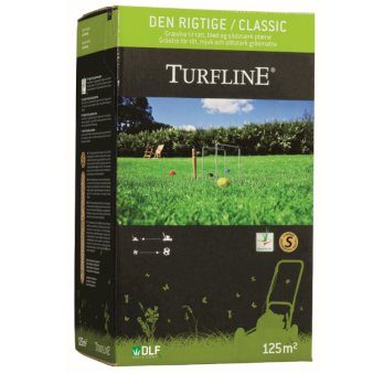 Se TurflineÂ® Classic - Til den almindelig græsplæne Til 125 m2 2,5 kg. ❤ Stort online udvalg i DLF Seed & Science ❤ Hurtig levering: 1 - 2 Hverdage samt billig fragt - Varenummer: PTT-26272 og barcode / Ean: på lager - Udsalg på Græs & Rullegræs > Almindelig plæne Spar op til 55% - Over 857 kendte brands på udsalg