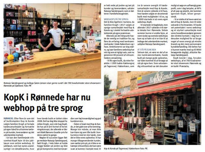KopK i Rønnede har nu webhop på tre sprog