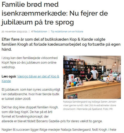 Familie brød med isenkræmmerkæde: Nu fejrer de jubilæum på tre sprog